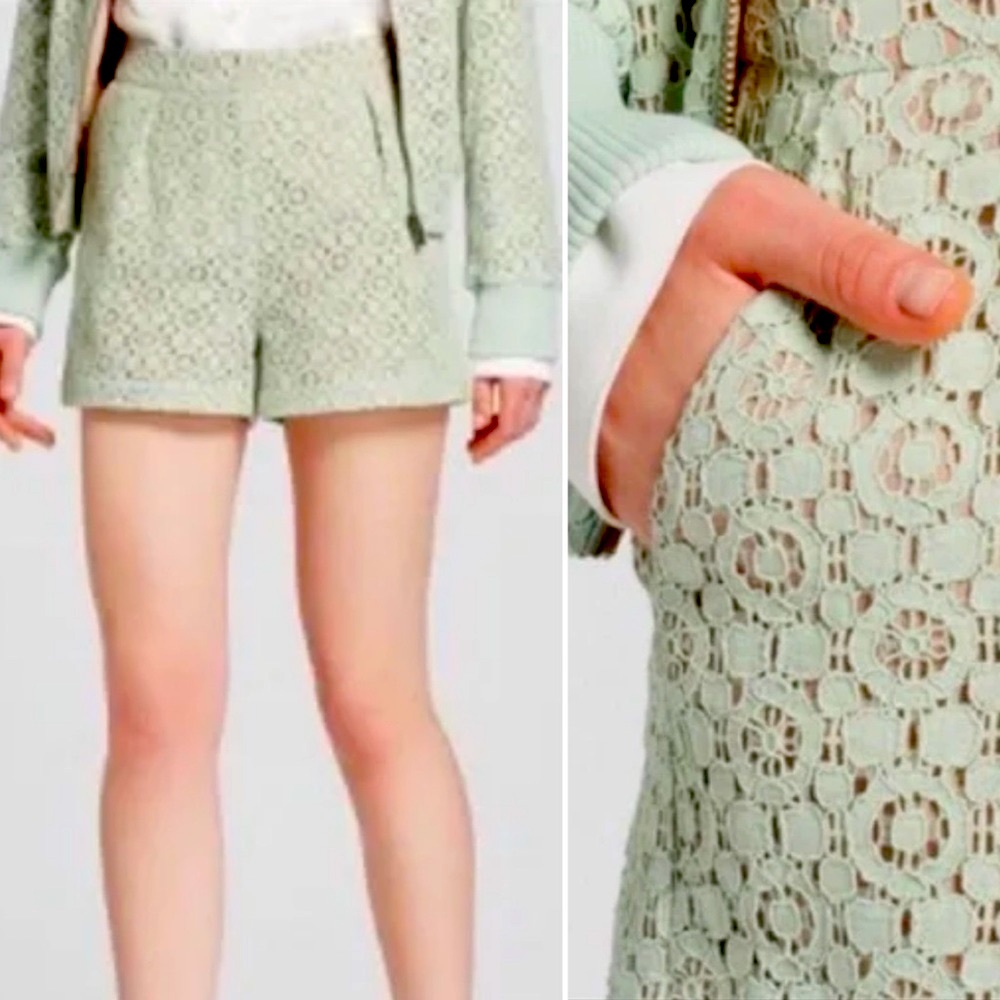 NWT-Victoria Beckham x Target- Lace Overlay Short-NWT-Sz 8